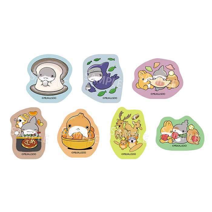 ご当地子ザメちゃん フレークシール 近畿ver.